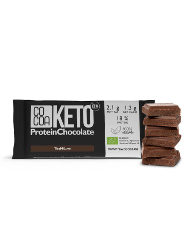 Raw BIO KETO Baltyminis Šokoladas...