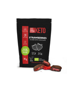 Braškės Tamsiajame KETO...