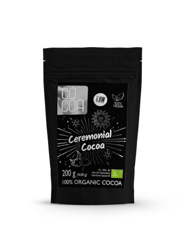 Raw BIO 100% Šokoladas CEREMONINIS 200g