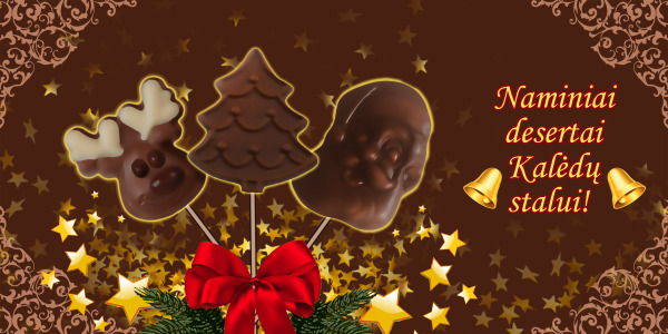 Pasigaminkime Kalėdinio šokolado desertų!